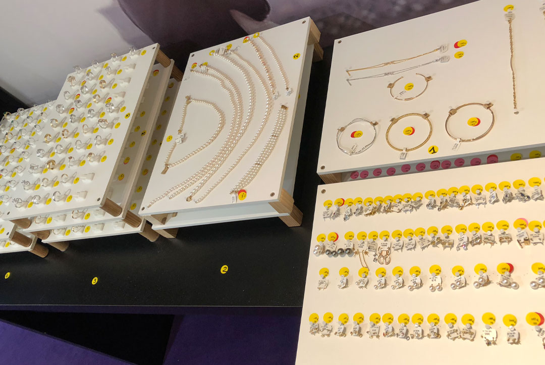 plateaux de présentation bijoux